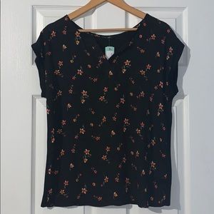 Flower Patterned Top